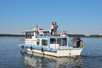 Heather and Wes on the Heather Rae's Gypsy Yacht